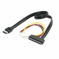 thumbnail image 1 of FVH 50cm eSATAp Power ESATA Combo to SATA 22pin IDE 4pin 5V 12V for 3.5" 2.5" Hard Disk Data Cable, 1 of 7