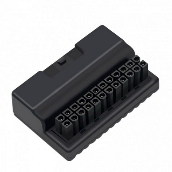 FVH Adapter Overmold ATX 24Pin Female to 24pin Male 90 Degree Power Adapter Mainboard Motherboard for Desktops PC Supply