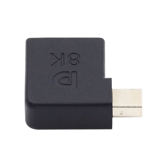 FVH Angled Mini DisplayPort 1.4 Male to DP Female 8K 60hz Adapter Ultra-HD UHD 4K 144hz 7680*4320 for Video PC Laptop Monitor