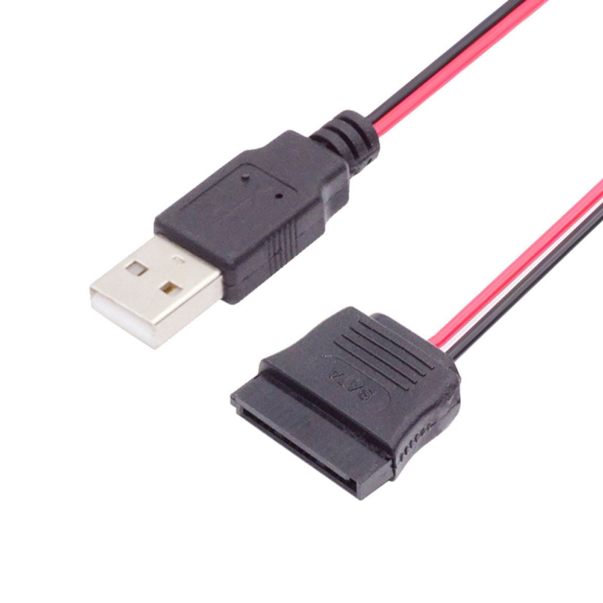 SATA 15-Pin Power Y Cable From USB – 20 Inches – Micro SATA Cables USB-15PFSATA