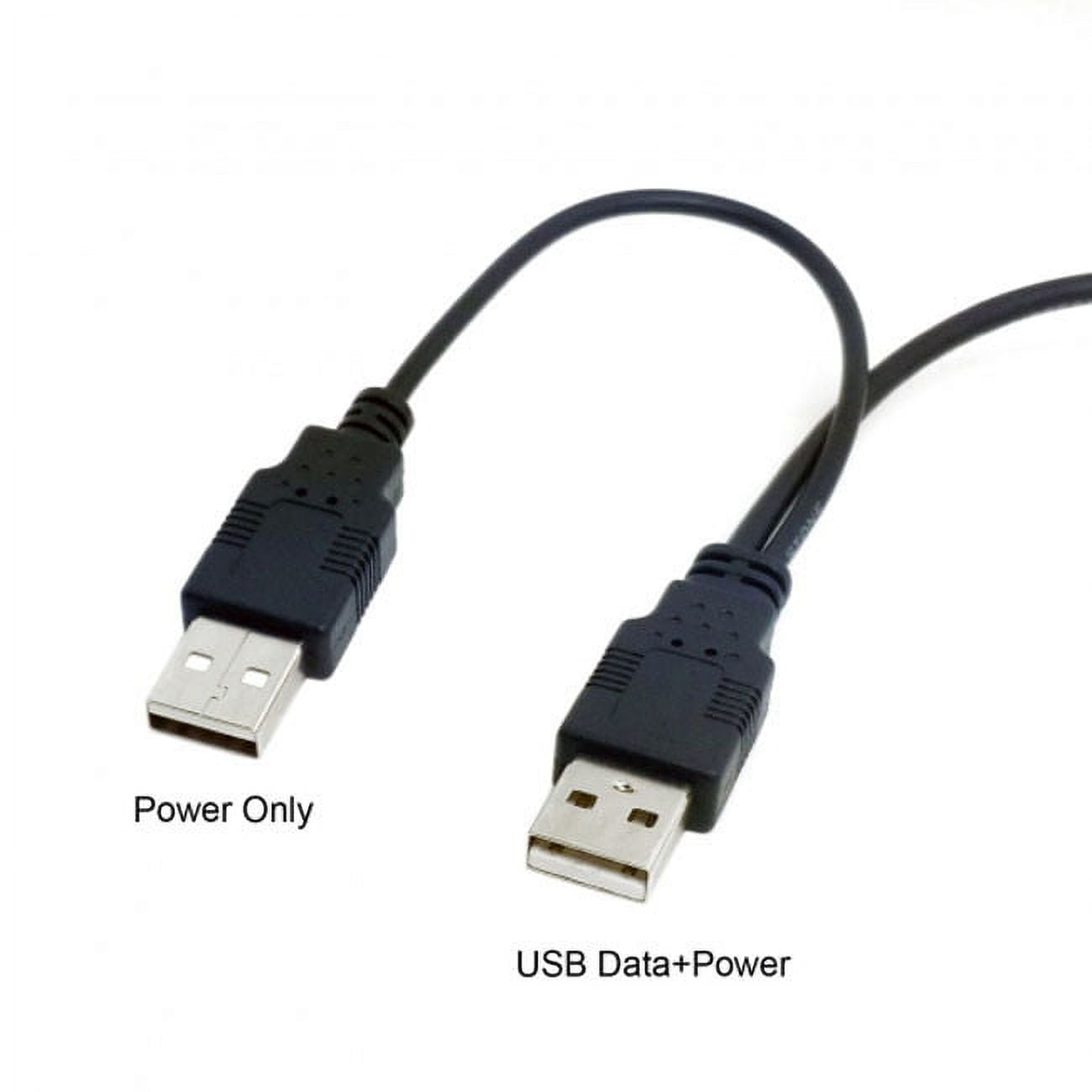 Fvh dual usb 2 0 male to standard b male y cable 80cm for printer