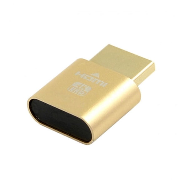 FVH FVH Virtual Display Adapter HDMI 1.4 DDC EDID Dummy Plug Headless Ghost Display Emulator 1920x1080p@60Hz