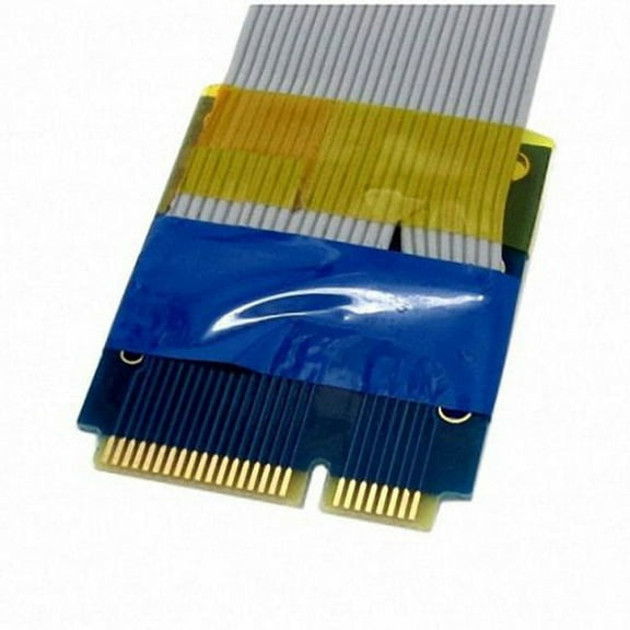FVH Flexible Mini PCI Express PCI-e Mini Card Extender 52pin Male to Female Extension FFC Cable