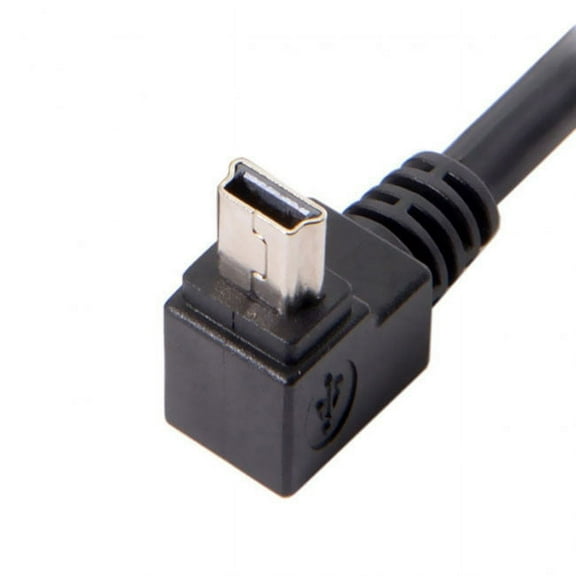 FVH GPS Mini USB 5P 90D Up Angled Male to Mini USB 5Pin Female Extension Cable
