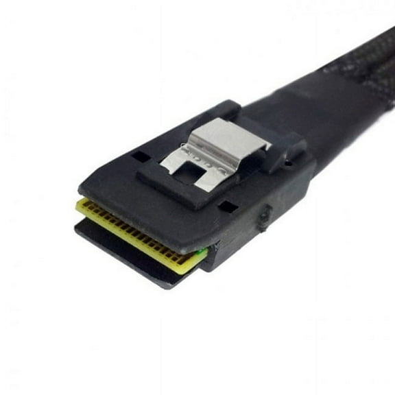 FVH Internal 36 Pin Mini SAS SFF-8087 Host to 4 SFF-8482 Target SAS Hard Disk and SATA Power Cable 100cm