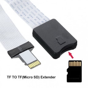 FVH Micro-SD TF Memory Card Kit Male to TF Female Extension Soft Flat FPC Cable Extender 25cm