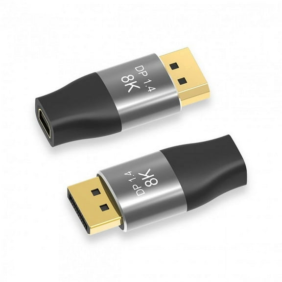 FVH Mini DisplayPort 1.4 8K 60hz Female Adapter Ultra-HD UHD 4K 144hz to DP Male 7680*4320 for Video PC Laptop TV