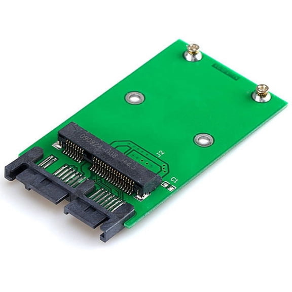 FVH Mini PCI-E mSATA SSD to 1.8" Micro SATA 7+9 16pin Adapter Add on Cards PCBA for SSD Hard Disk