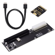 FVH PCI-E 3.0 M.2 M-key to Oculink SFF-8612 SFF-8611 Host Adapter for GPD WIN Max2 External Graphics Card & SSD