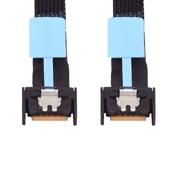 FVH PCI-E 5.0 Mini Cool Edge IO MCIO PCI-E 4i 38Pin Male to MCIO 4i SFF-TA-1016 Extender Cable 50cm