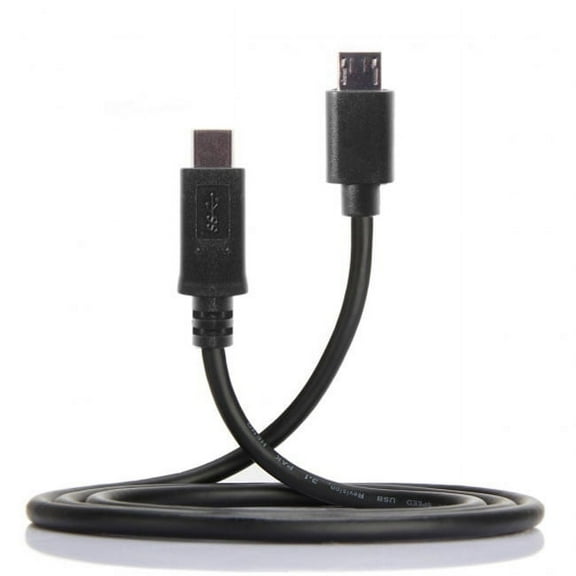 FVH Reversible Design USB 3.0 3.1 Type C Male Connector to Micro USB 2.0 Male Data Cable for Laptop Phone