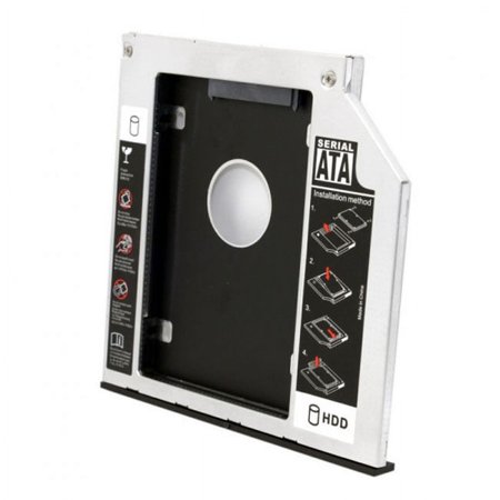 FVH SATA 22pin HDD HD Hard Disk Drive Caddy Case for 9.5mm Universal Laptop CD / DVD-ROM Optical Bay