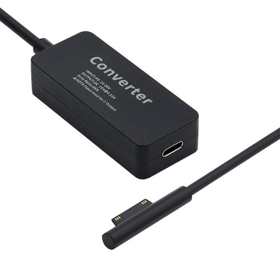 FVH Type-C USB-C Female 65W DC 15V to Surface Pro3 Pro4 Pro5 Pro6 Pro7 Pro8 Pro9 Book Pro Charge Cable