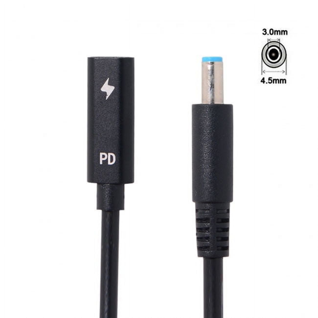 USB C to DC Adapter, Type C to DC with Built-in PD and E-Mark Smart