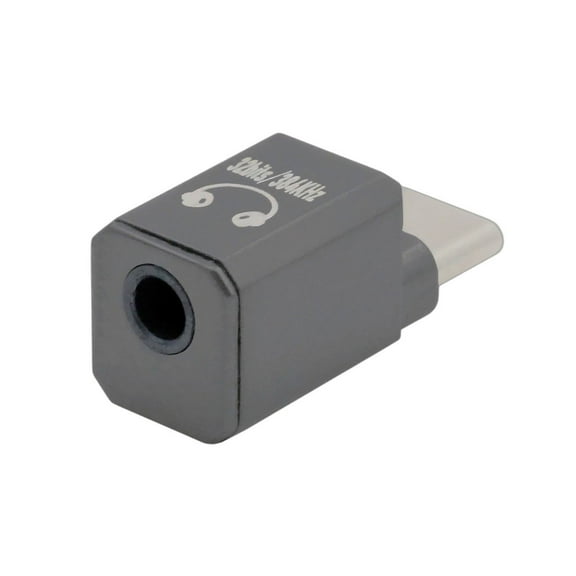 FVH Type C USB-C to DAC 3.5mm HiFi Audio AUX & MIC Sound Card 384kHz 32bit Adapter KT02H20 Compatible OMTP CTIA with Laptop Tablet Phone