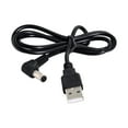 thumbnail image 1 of FVH USB 2.0 A Type Male to Right Angled 90 Degree 5.5 x 2.5mm DC 5V Power Plug Barrel Connector Charge Cable, 1 of 5