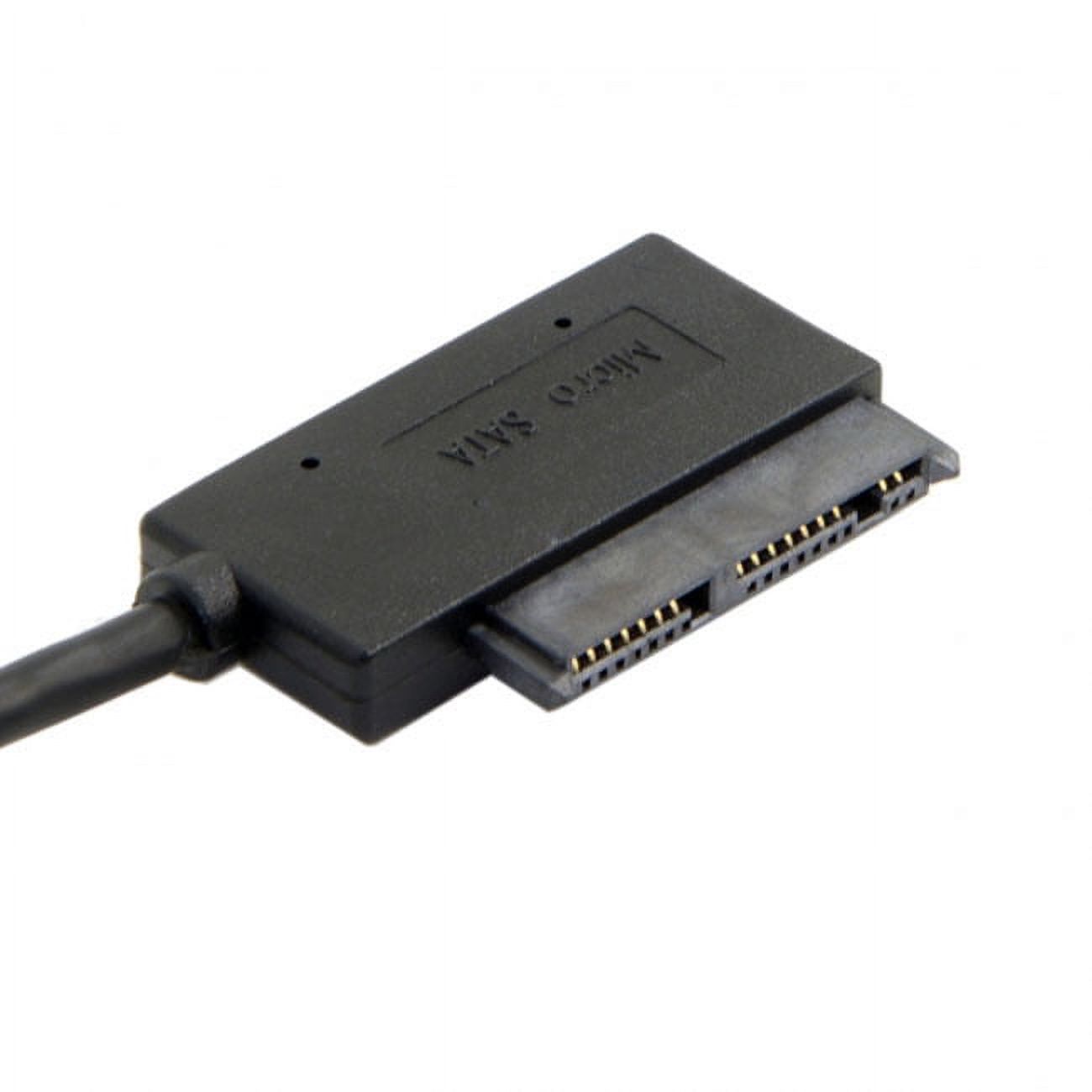 System-S Cavo Adattatore USB 3.0 Tipo A Maschio A Micro SATA 16 Pin 1.8 Pollici Per Disco Rigido SSD HDD - Plug And Play, 23 Cm