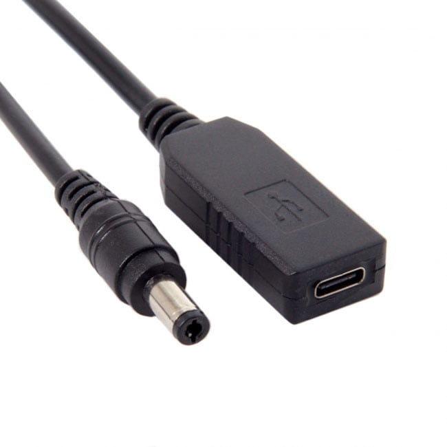 USB C Type-C 12V PD Trigger 3ft Power Cable 5A DC 5.5 x 2.1mm