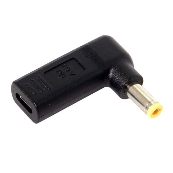 FVH USB 3.1 Type C USB-C to DC 20V 5.5 2.5mm Adapter PD Emulator Trigger 90 Degree Angled