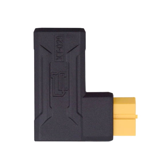 FVH XT60 Male SC100 Protocol to XT60 Female Fast Charging Angled Horizontal Adapter for RC Lipo Battery Quadcopter Multicopter Aeromodelling