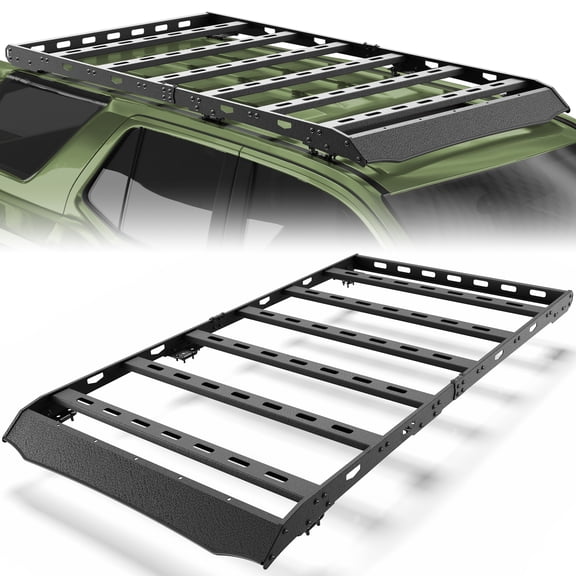 FVLEY Platform Roof Rack Compatible with 2010-2024 Toyota 4Runner, 800 lbs Steel Rooftop Cargo Carrier