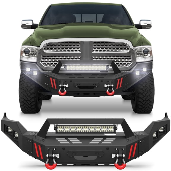FVLEY Ram 1500 Front Bumper For 2013-2018 Ram 1500 and 2019-2024 Ram 1500 Classic