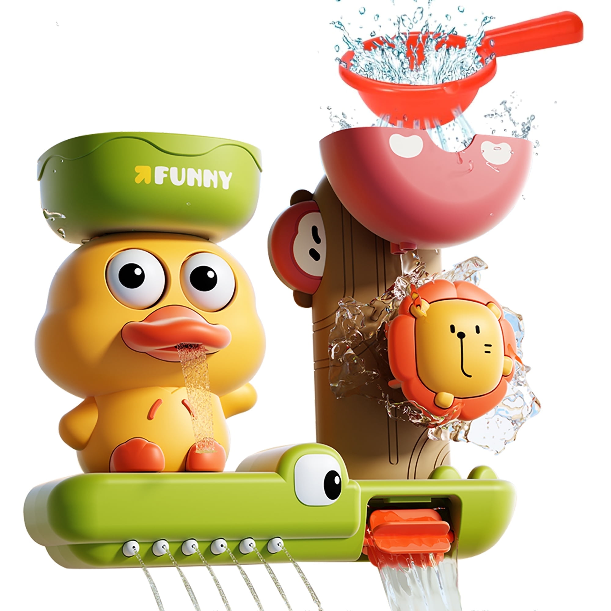 Walmart Black Friday Deals 2025 - FVLOENG Baby Bath Toys for Kids Toddlers 1-3 Years Water Interactive with Suction Cups