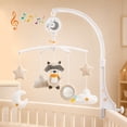 FVLOENG Baby Crib Mobile with Wind-Up Music Box, Soft Plush Hanging ...