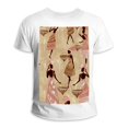 FVQL African Tribal Women Big and Tall Cotton White Men's T Shirts