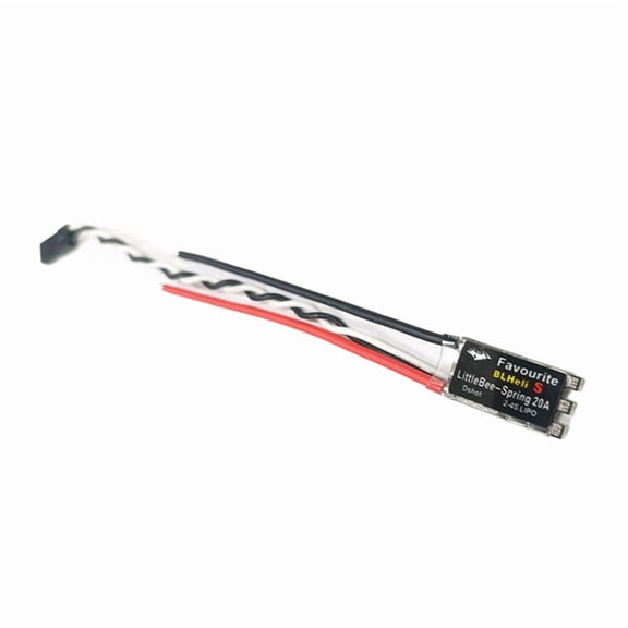 FVT Little Bee BLHeli-S SPRING 20A Brushless ESC 2-4S Supports Mulitshot DSHOT Oneshot42 OneShot125 Multicopter