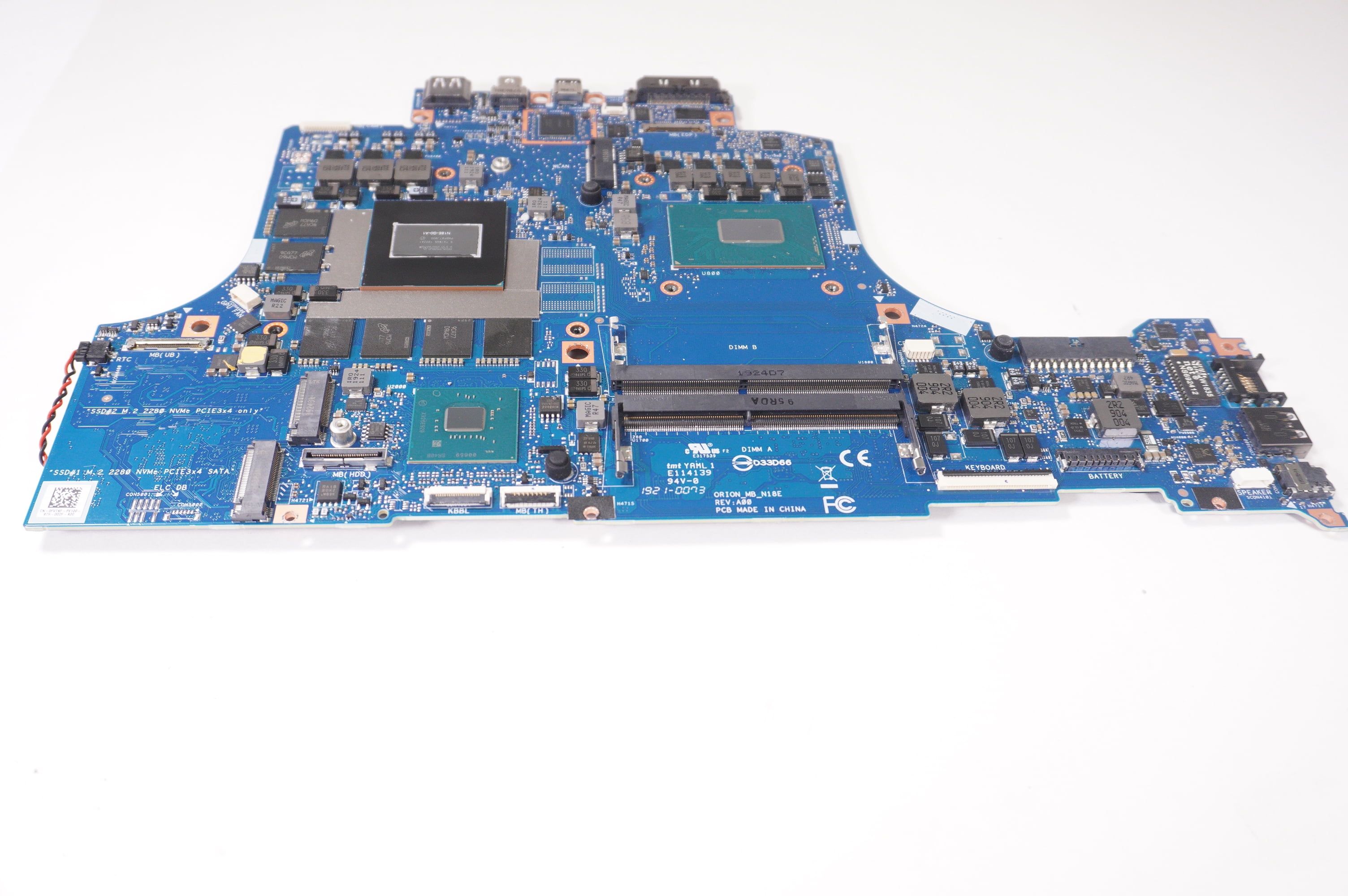 FVTKF Dell Intel i7-9750h 2.6ghz GTX 1660 Motherboard AlienWare AWM15-7862SLV