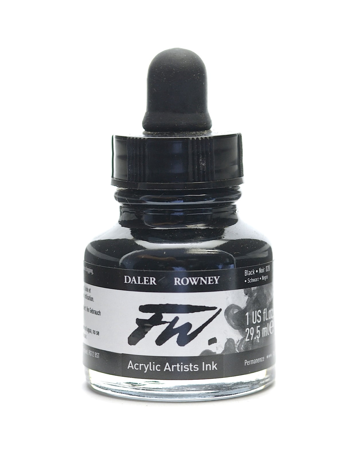 Full Ink FW Artists' Ink black, 1 oz. (pack of 3) - Walmart Business Supplies