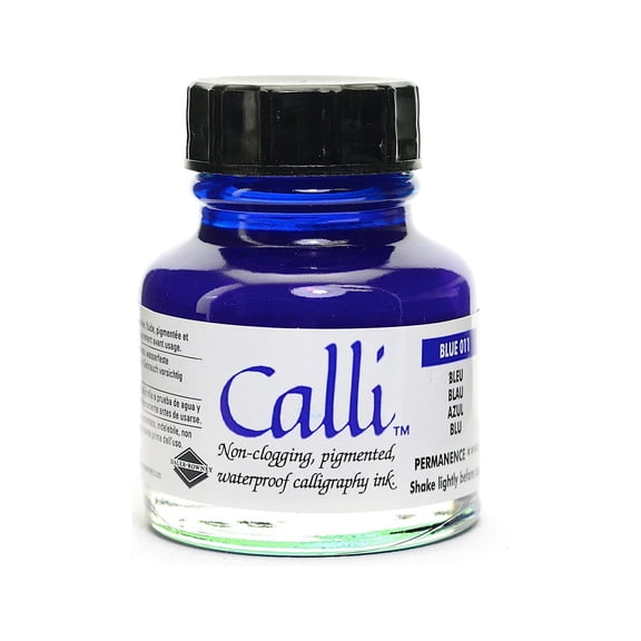 FW Calli Calligraphy Ink blue (pack of 3)
