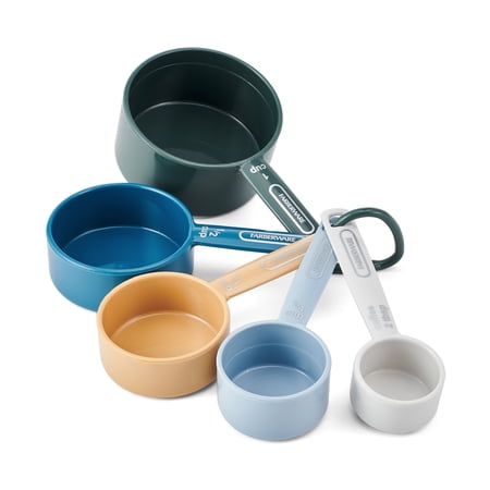 Farberware Professional Measuring Cup Set with Bonus Coffee Scoop, Assorted Colors