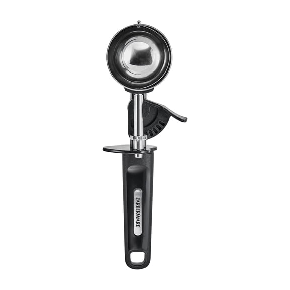 Farberware Professional Stainless Steel Trigger Ice Cream Scoop Black