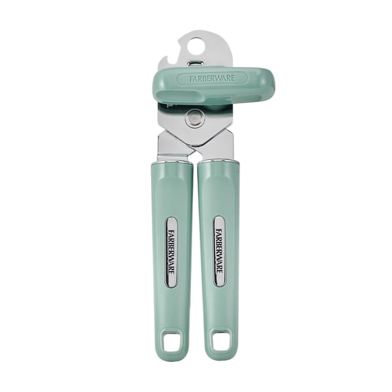 Farberware Professional Can Opener with Built-in Bottle Opener Sage Green