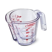 Farberware Professional 2 and 4 Cup Nesting Measuring Cups with Easy Read Design