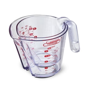 Farberware Professional 2 and 4 Cup Nesting Measuring Cups with Easy Read Design