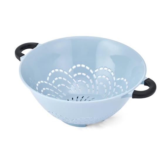 Farberware Soft Grips 5-Quart Colander Slate Blue