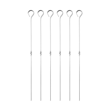Farberware Professional Stainless Steel Kabob Skewers, Set of 6
