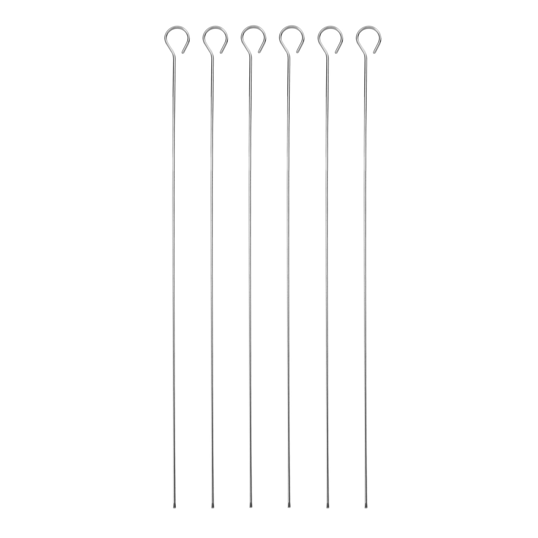 Farberware Professional Stainless Steel Kebob Skewers, 6-Pieces