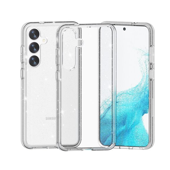 FWC Case For Samsung S24 Ultra/S24/24 Plus Shockproof Glitter Hybrid Defender Case