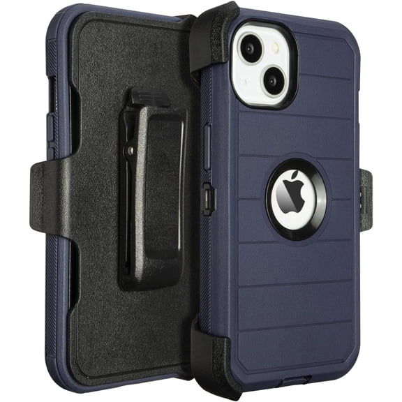 FWC Case For iPhone 15 Pro Max Shockproof Defender Rugged Case Holster W/Belt Clip
