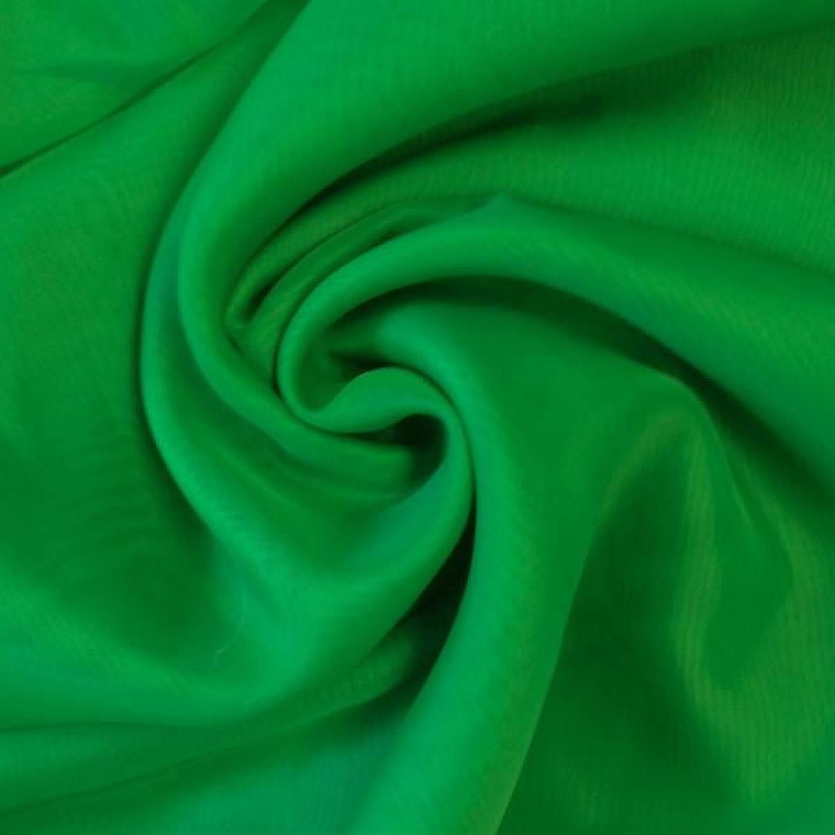 FWD 118" 100 Polyester Apparel Fabric By the Yard, Kelly Green