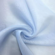 FWD 118" 100% Polyester Apparel Fabric By the Yard, Light Blue