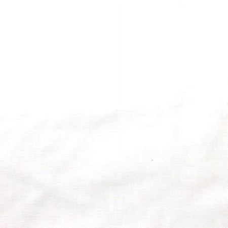 FWD 45" Cotton Broadcloth Polyester Blend Apparel Fabric By the Yard, White