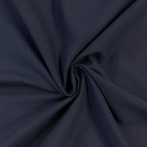 FWD 58" 100% Polyester Chiffon Sewing & Craft Fabric By the Yard, Navy Blue