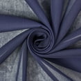 thumbnail image 1 of FWD Cotton Voile Lightweight Hypoallergenic Natural Sheer 58" Machine Washable Fabric By The Yard For Sewing, Crafts, Quilting, & Decor (Navy Blue, 10 Yards), 1 of 3