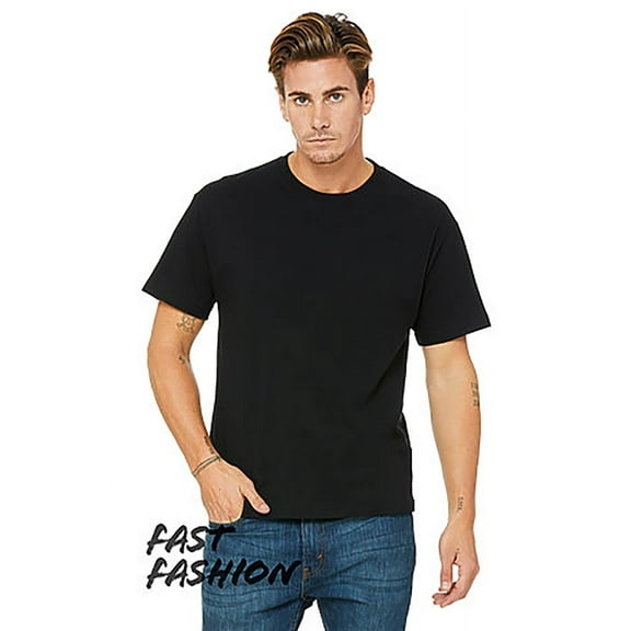 FWD Fashion Men's Heavyweight Street T-Shirt - DARK GREY - M(D0102H7WFUX.)