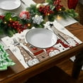 FWOVF Christmas Decorations Clearance,Cotton And Linen Placemats
